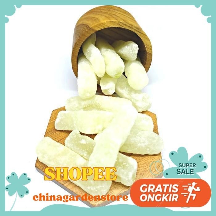 

GULA KUNDUR MANIS / CANDIED WINTER MELON SUGAR / TANGKUA 100 GRAM TERJAMIN BEST