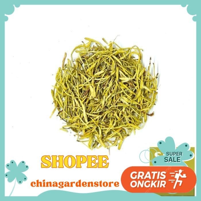 

TEH BUNGA HONEYSUCKLE / HONEY SUCKLE FLOWER TEA TISANE 200 GRAM BEST PRODUK