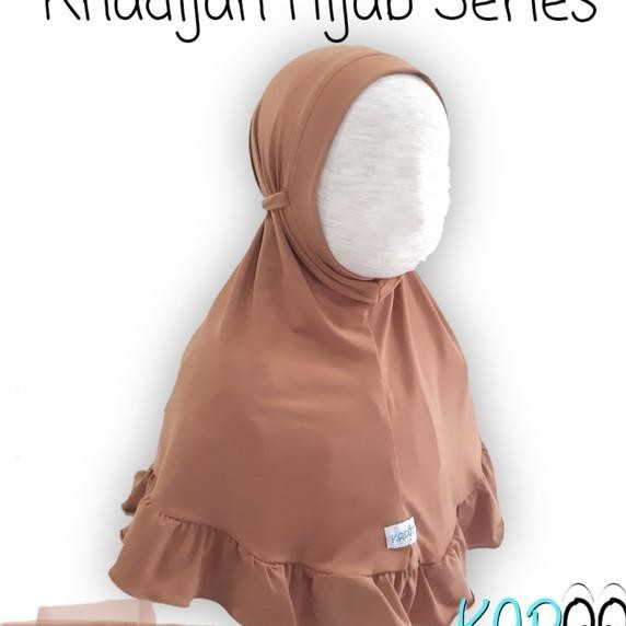Terbaru Jilbab Anak Rempel Khadijah Series Jersey Ity Korea Premium Ori 0-12Y