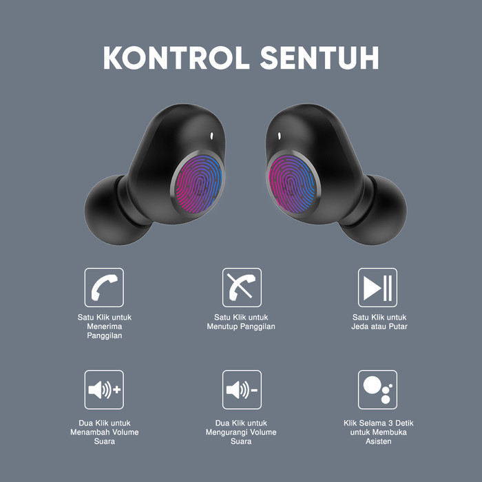 Earphone Bluetooth Sonicgear Earpump TWS 2 Earbuds Wireless Terbaik