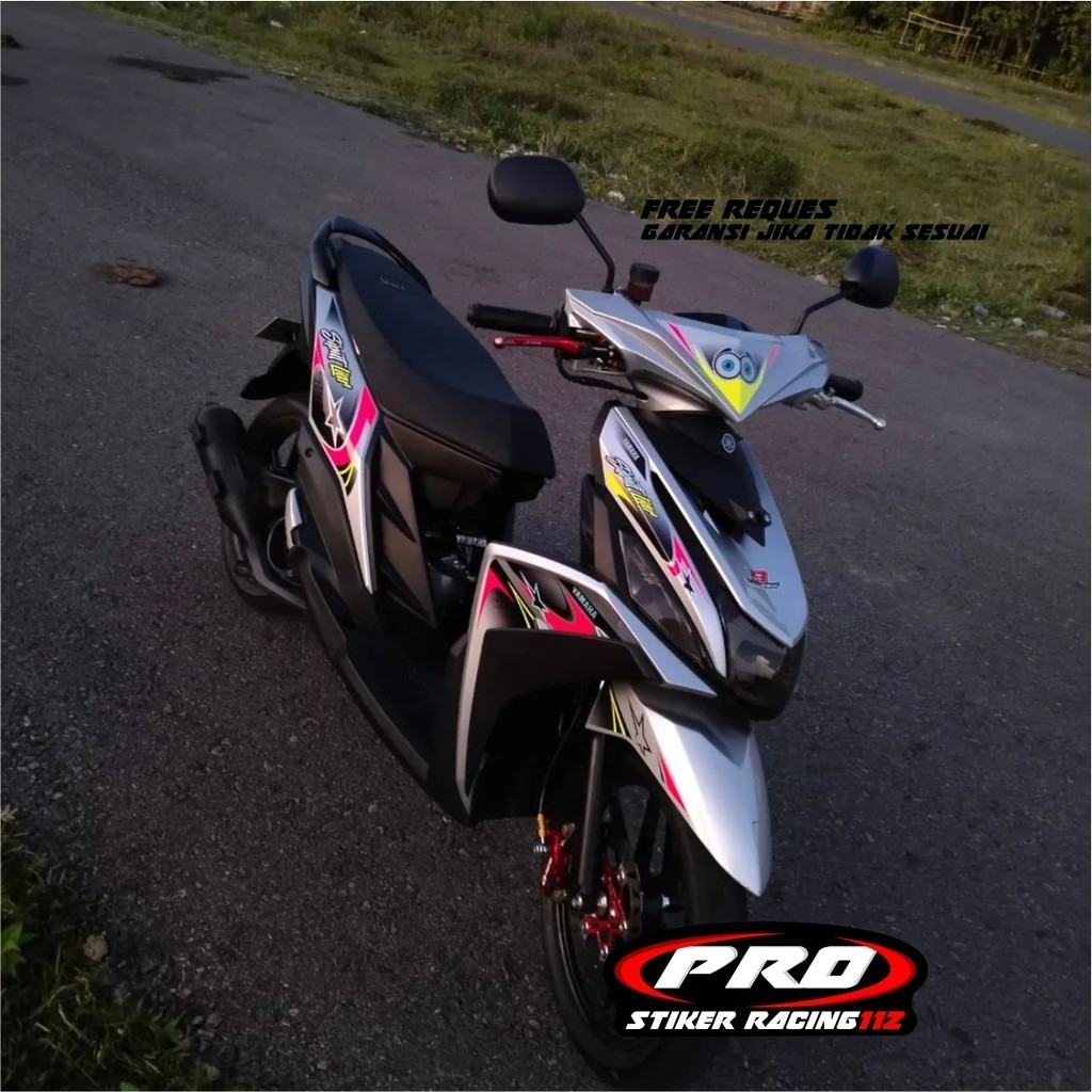 Sticker Striping Mio M3 Mio Z Mio 125 Keren Terbaru - Decal Stiker Setriping Variasi List Motor FREE
