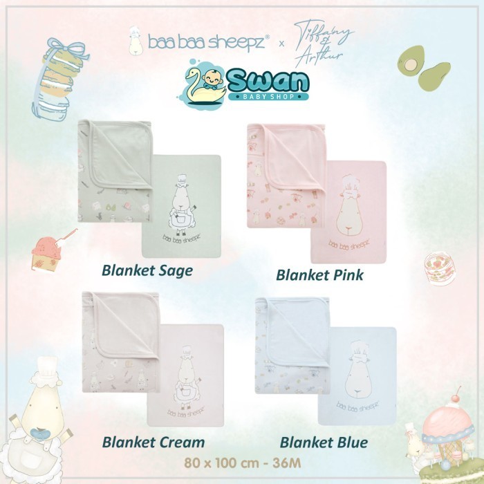 Baabaasheepz Blanket / Selimut Baba / Selimut Bayi