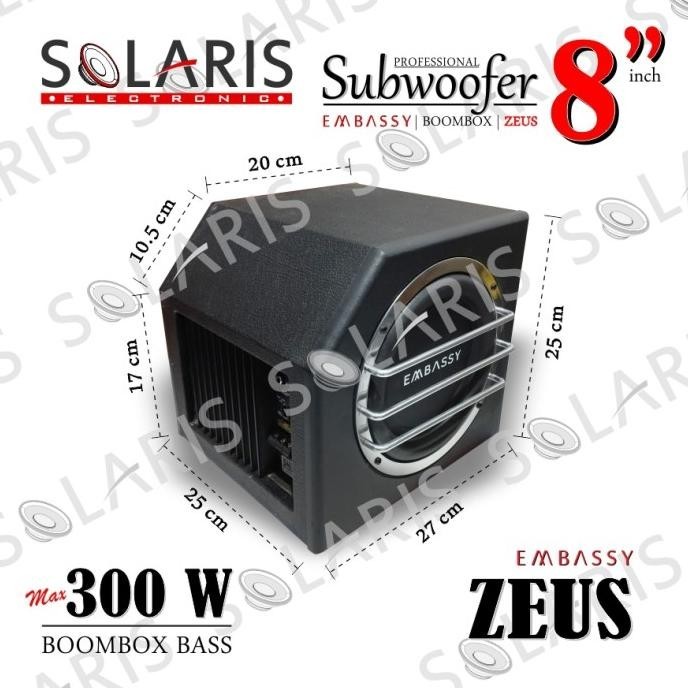 Subwoofer Aktif 8 Inch Boombox Embassy - Zeus