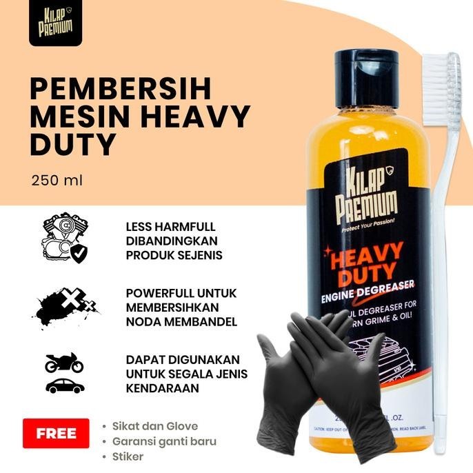 Heavy Duty Engine Degreaser | Kilap Premium - Pembersih Kerak Mesin