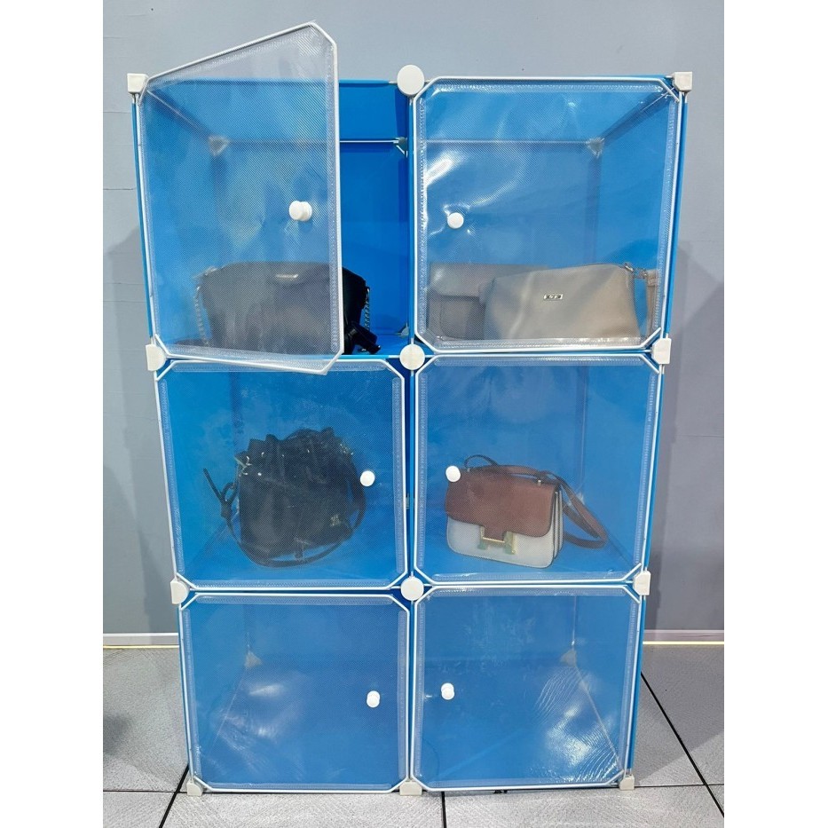 Shenar - Gisel Stella Rak Penyimpanan Tas Lemari Plastik Tas Plastik