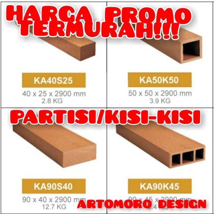 Kisi-Kisi Wpc / Partisi Kayu Asri