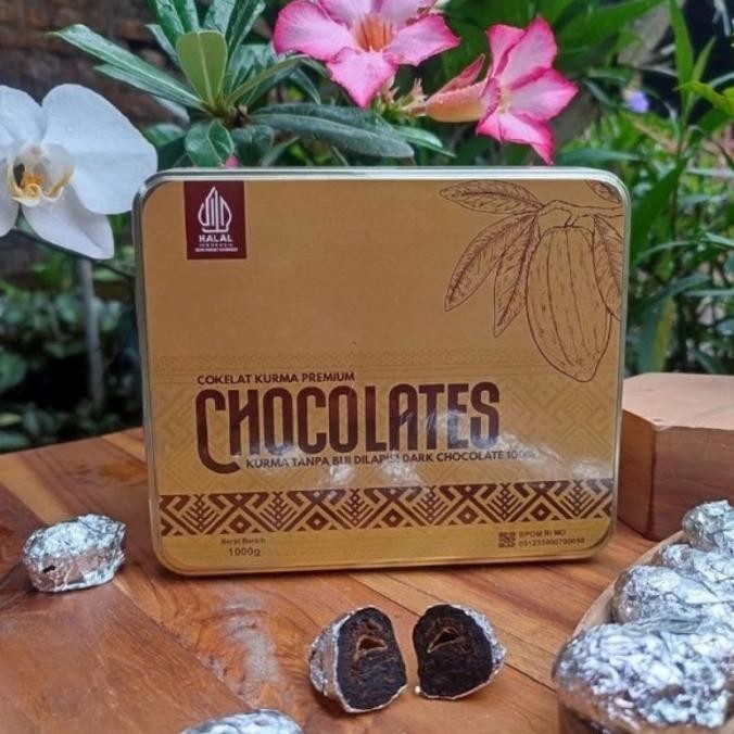 

Kurma Coklat Chocodates Dark Chocolate Dazerlate Zero Sugar Premium