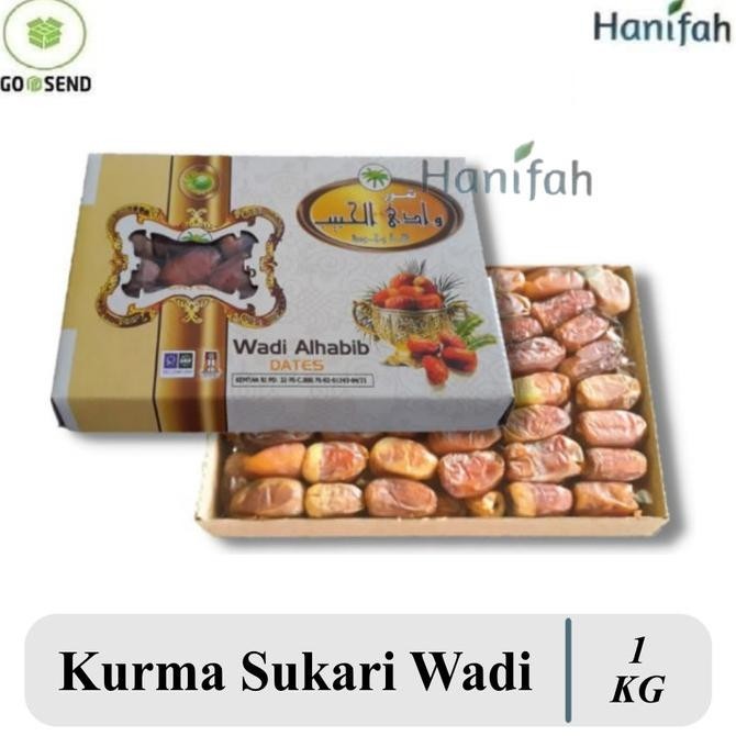 

Kurma Mesir Wadi Alhabib Dates 1 Kg | Kurma Sukkari Mesir 1Kg Original