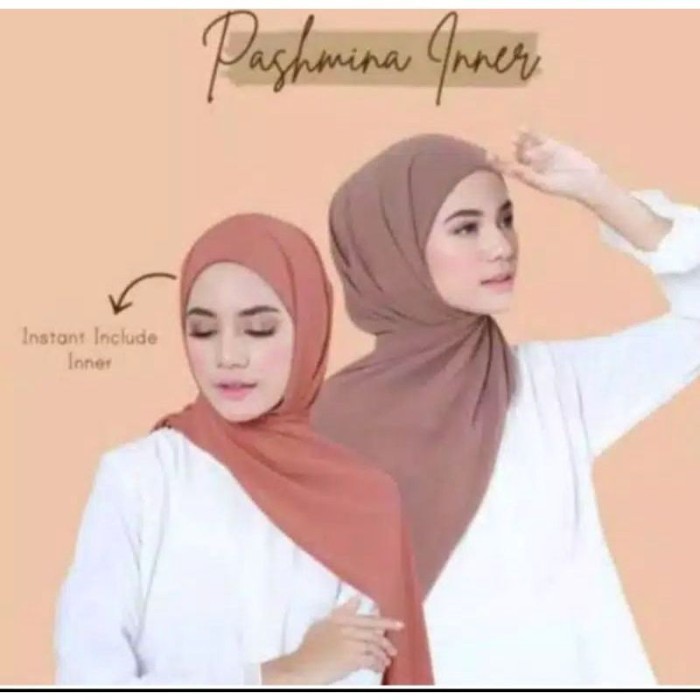 Pasmina Instand Plus Inner 2 In 1 Pasmina Inner Pasmina Dalaman Jilbab Promo