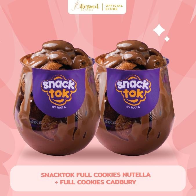 

Bittersweet By Najla - Snacktok Full Cookies Hazelnut & Choco Heaven