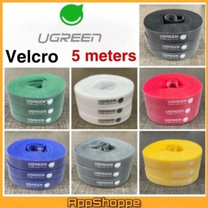 

Velcro 5M Cable Organizer Wire Winder Velcro Holder Cord Multi Colour