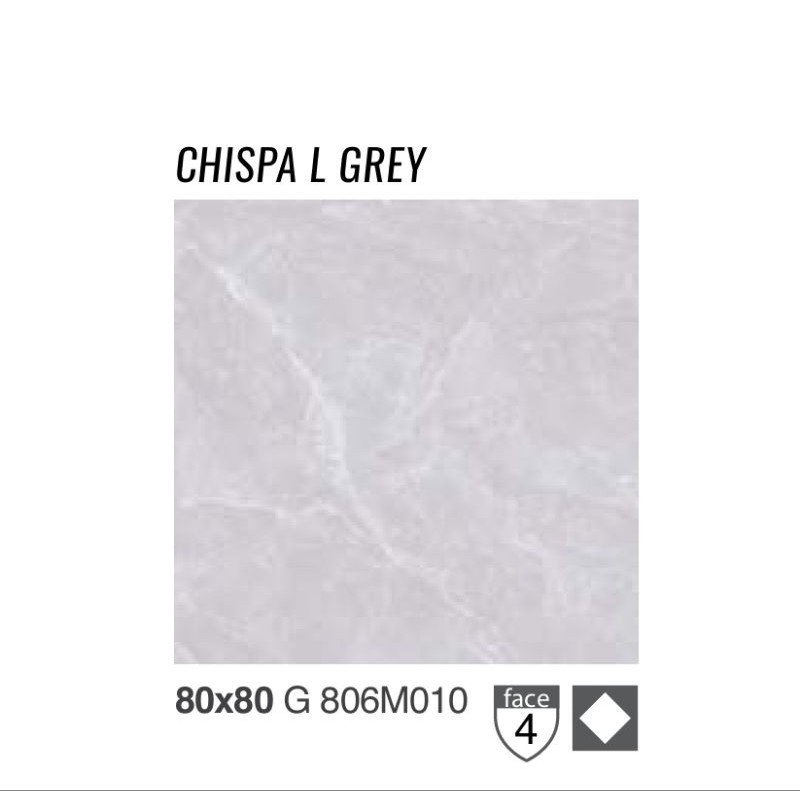 GRANIT GARUDA CHISPA L GREY UKURAN 80X80