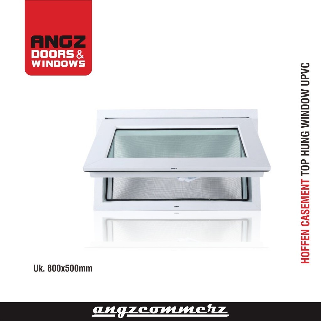 ANGZDORR UPVC UPVC Window 1 THG GL1 Net 60X800X500 White AB