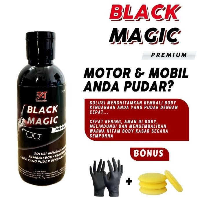 Penghitam Dasboard Plastik Body Motor Matic Permanen Semir Motor