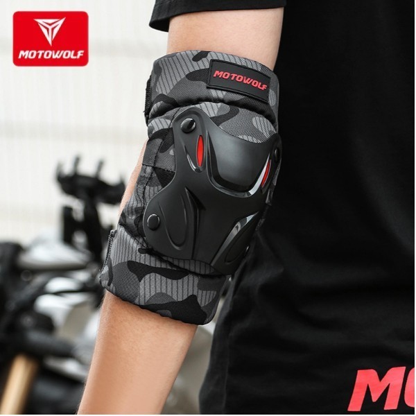 READY Deker Tangan Elbow Pad Deker Lutut Motowolf Pelindung Tangan Motor