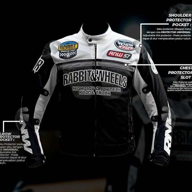 Jaket Motor Rabbit And Wheels Rockstar 2023 Promo