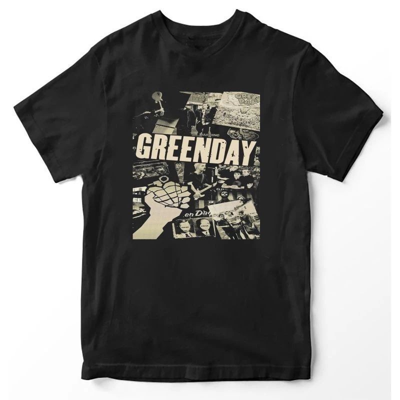 Kaos green day vintage katun