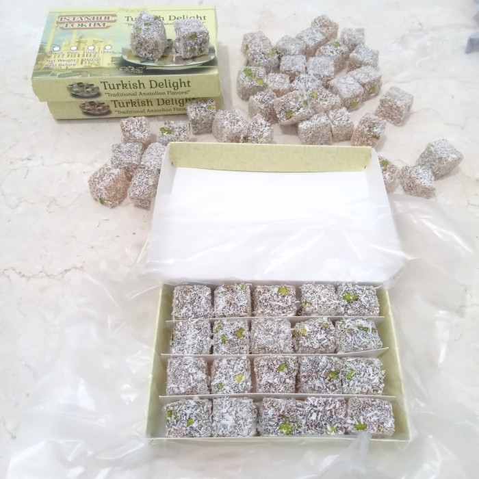 

Turkish Delight Pistachio Lokum