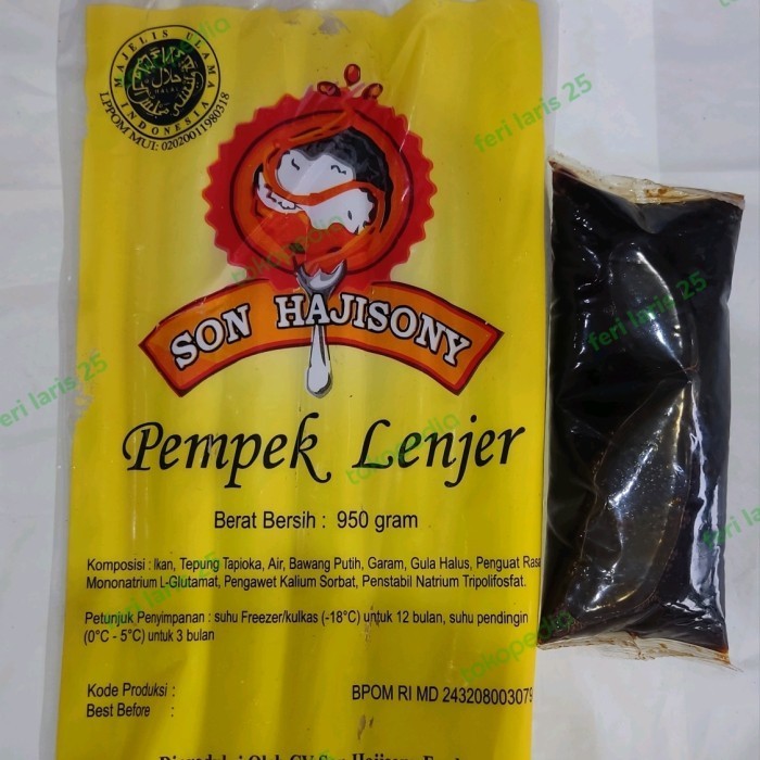 

Pempek Sony Lampung Lenjer + Cuko