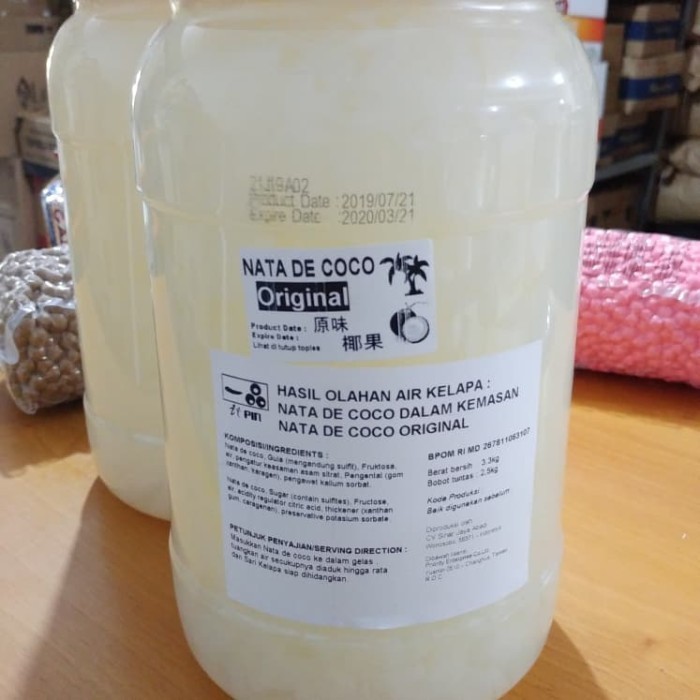 

Itpin Topping Nata De Coco Original Premium / Coconut Jelly