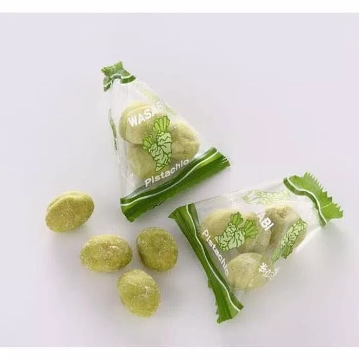 

Wasabi Pistachio Snack Kacang Jepang Pedas Sehat Gurih Snack Import