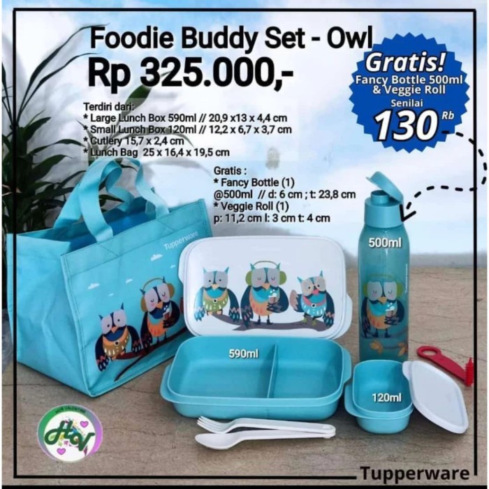 Tupperware Foodie Buddy Kotak Makan Anak