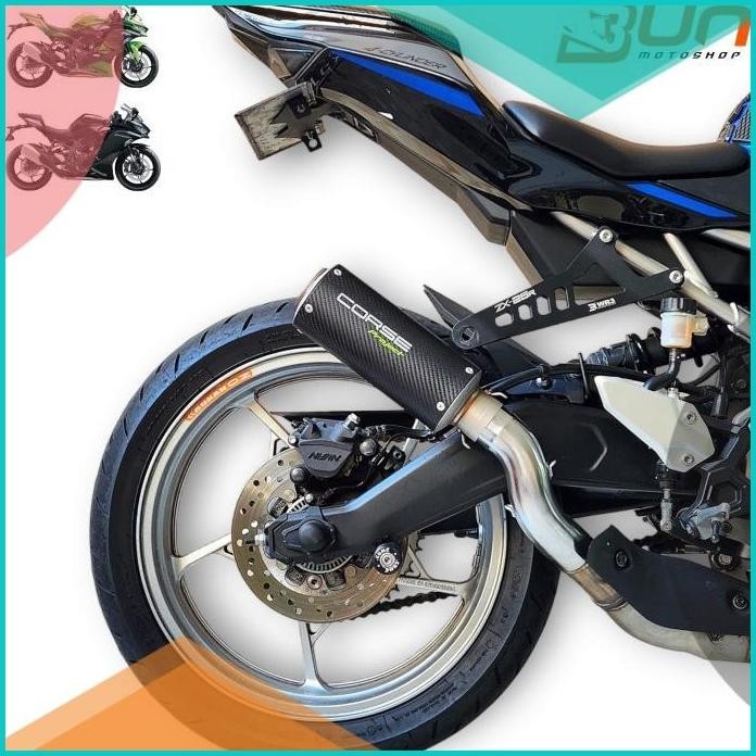 CORSE PROJECT ZEUS Carbon Original Slip On New ZX25R ZX25RR ZX4RR 16no