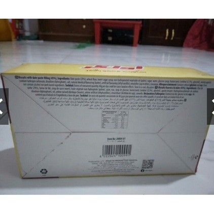 

Ulker: Biskuit Kurma / Date Biscuits 12 pcs 400 gr Impor