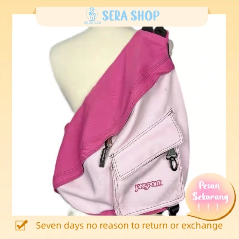 

™Sera one-shoulder messenger bag schoolbag American retro bag sweetheart hot girl bag all-match street style student backpack young