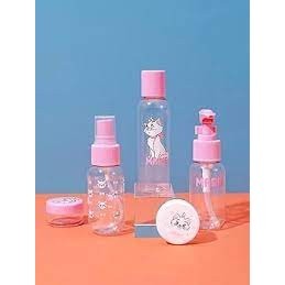 Travel Bottle Miniso Disney Cat Collection Travel Bottles Set Hello Kitty Beauty Diary Series Spray 