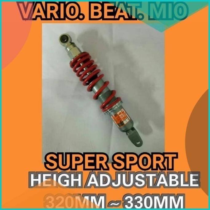 skok belakang mio vario beat daytona super heigh adjustable 320 330 mm
