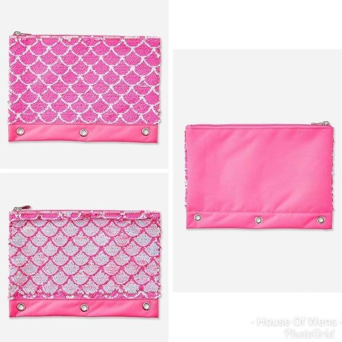 

JUSTICE MERMAID SEQUIN PENCIL CASE - TEMPAT PENSIL SEQUIN JUSTICE