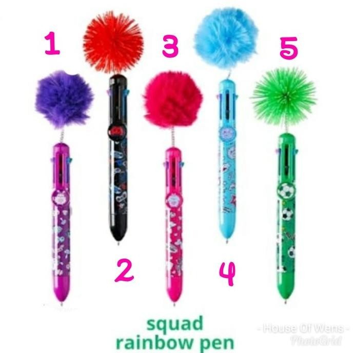 

SMIGGLE SQUAD RAINBOW PEN - PULPEN WARNA SMIGGLE