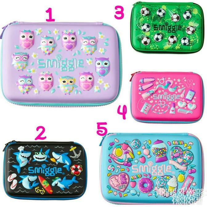 

SMIGGLE HELLO SCENTED HARDTOP PENCIL CASE - TEMPAT PENSIL SMIGGLE