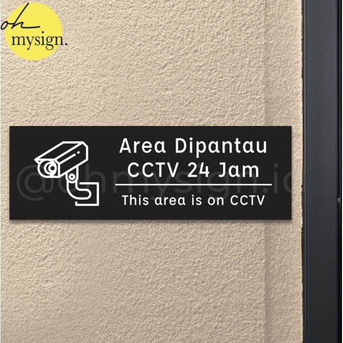 

Hot Sale - SIGN BOARD AREA DIPANTAU CCTV 24 JAM | SIGN PRINTED LABEL SIGNAGE