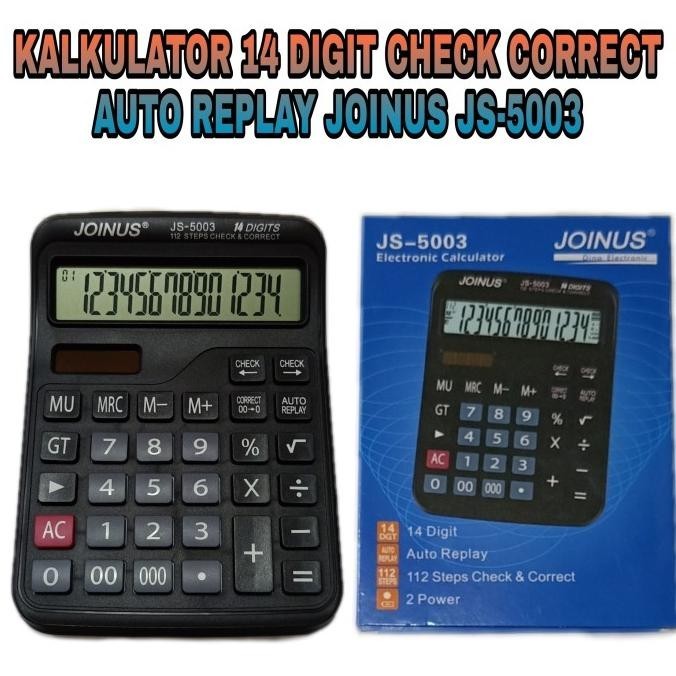 

New KALKULATOR 14 DIGIT JOINUS JS-5003 !