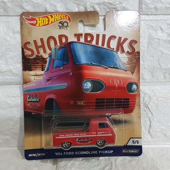 hotwheels shop trucks 60 ford econoline pu