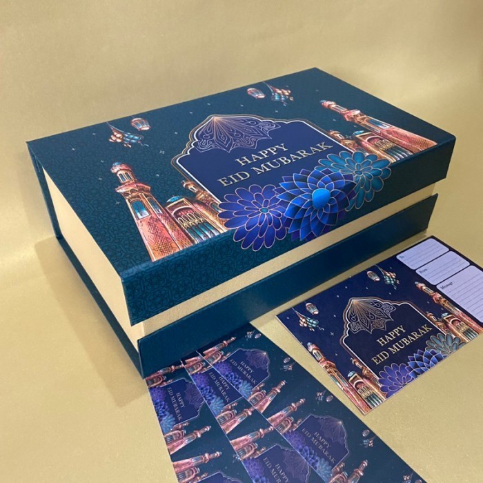gift box magnet hardbox hampers lebaran dus kotak packaging idul fitri