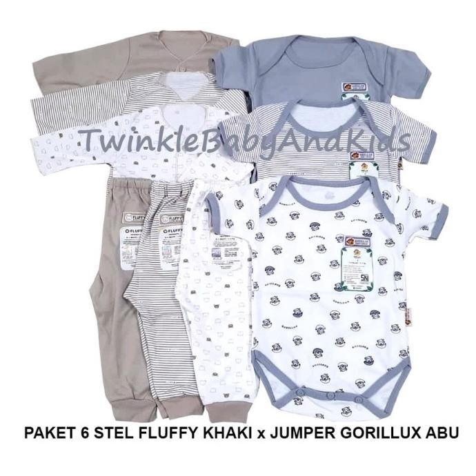 READY BUND PAKET NEWBORN VELVET JUNIOR 0- (25PCS) / FULL MOTIF / PAKET BAJU BA