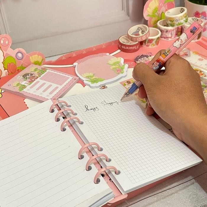 

Paket Jurnal 10 In 1 Study Hard Alat Tulis Super Komplit Lucu Termurah