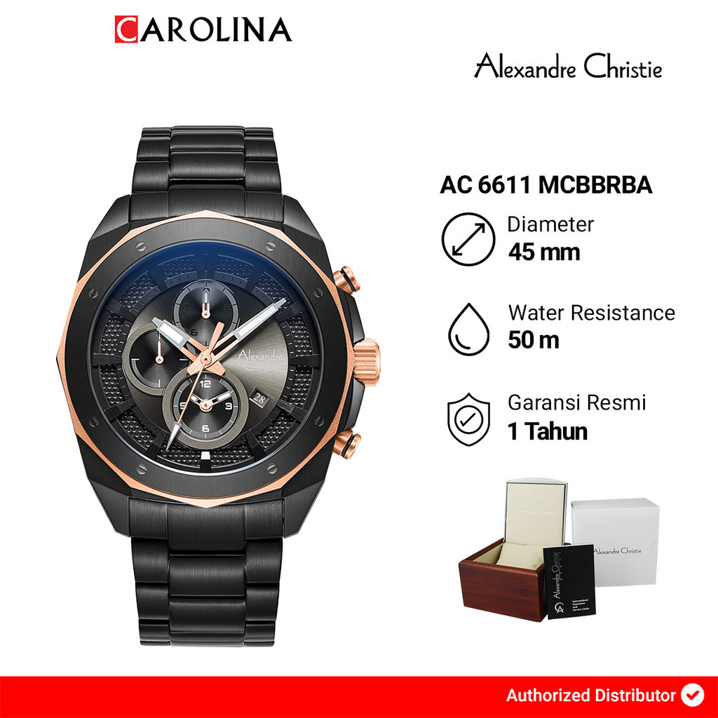 Alexandre Christie AC 6611 MCBBRBA Pria