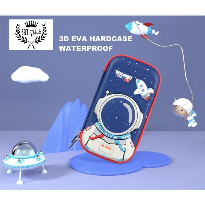 

Tempat Pensil Smiggle Lookalike 3D Eva Hardcase Waterproof Astronot