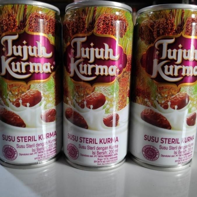 

Tujuh Kurma Susu Steril 200Ml - Dus Isi 12 Kaleng