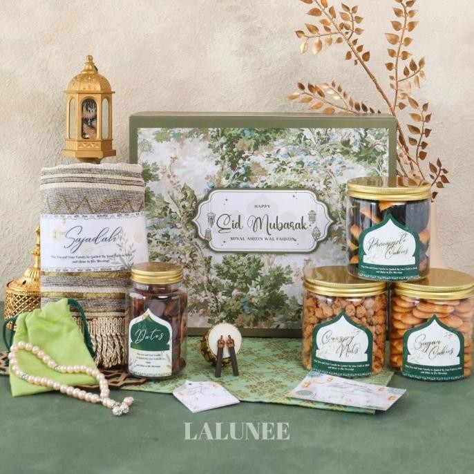 

Hampers Ramadan Idul Fitri Kue Kering Kurma Sajadah Lalunee Premium