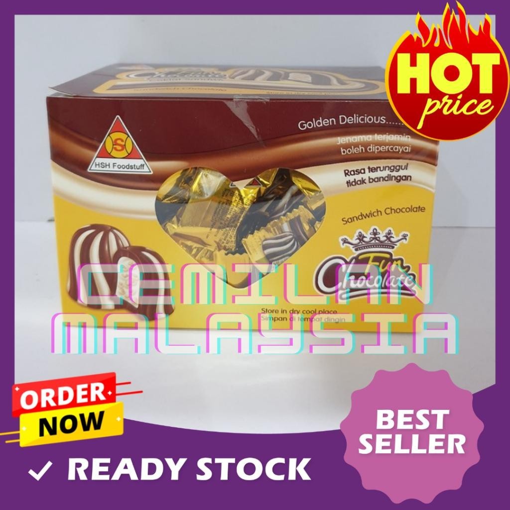 

COKLAT SANDWIC FUN CHOCOLATE MALAYSIA Best Seller