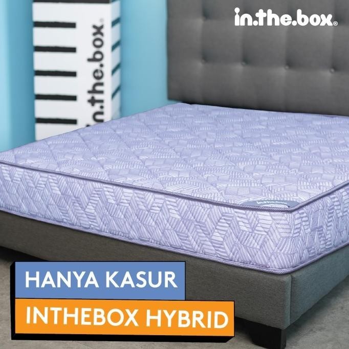 Kasur Busa IN THE BOX HYBRID Ukuran 120x200 (Full) FREE BANTAL