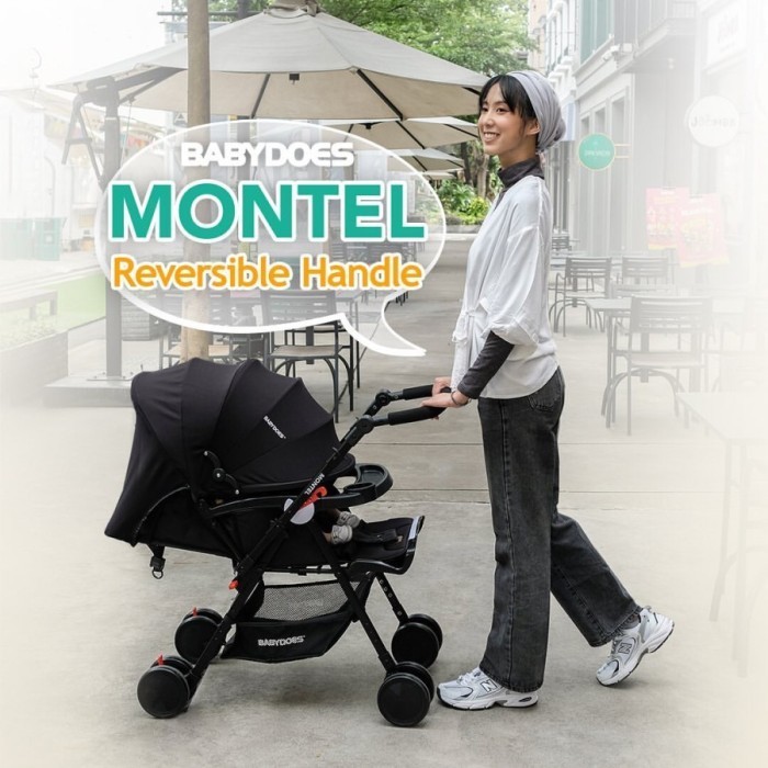 Stroller Babydoes Montel Reversible /Stroller Hadap Ibu