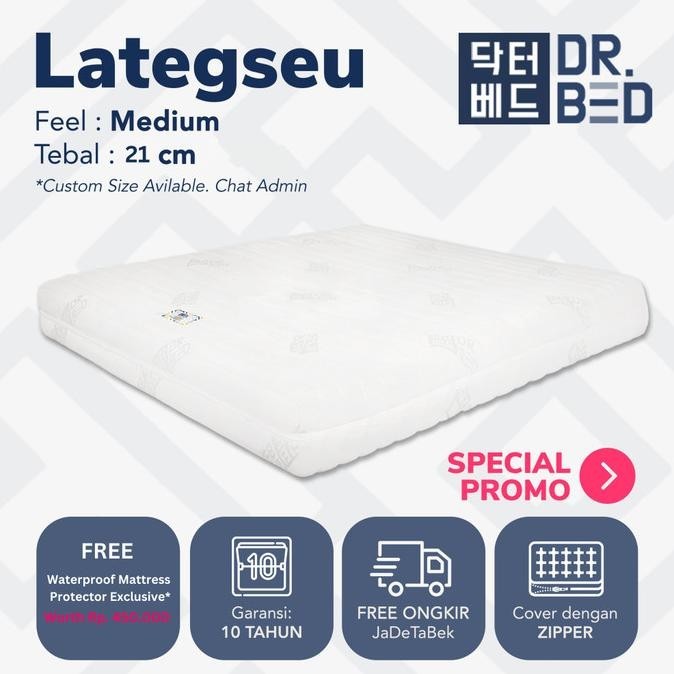 [Custom Size] Kasur Latex Lategseu DR.BED
