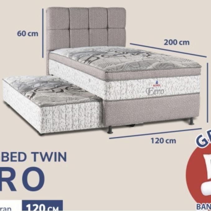 Springbed 2in1 twin Eero Olympic 120x200