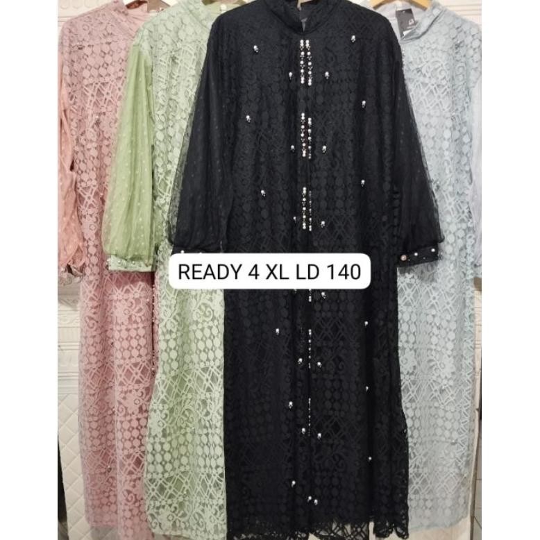 Gamis Brukat Ozias Jumbo super premium